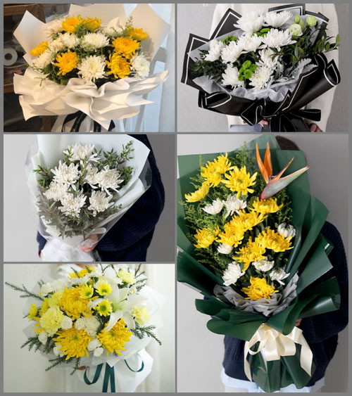 贵州铜仁市石阡县龙井镇白事花束代送